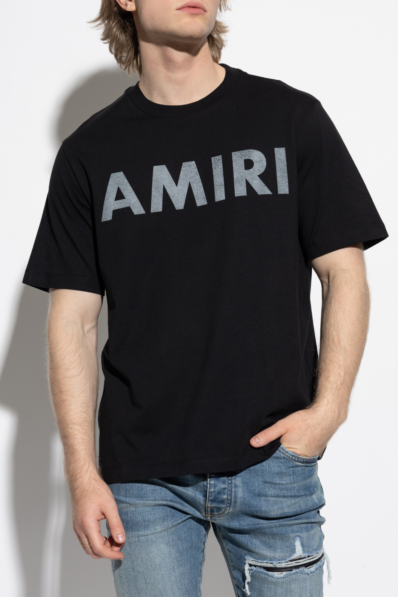 Amiri T-shirt with logo | Men's Clothing | Vitkac